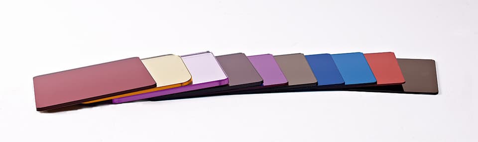 AULEN colored plastic mirror sheets