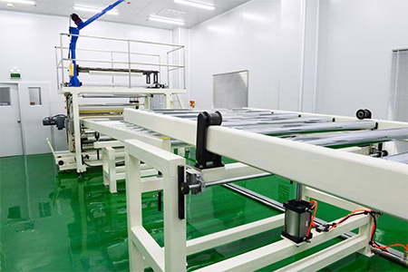 遨蓝实业切割车间实景 - 5000 ㎡ 现代化厂房